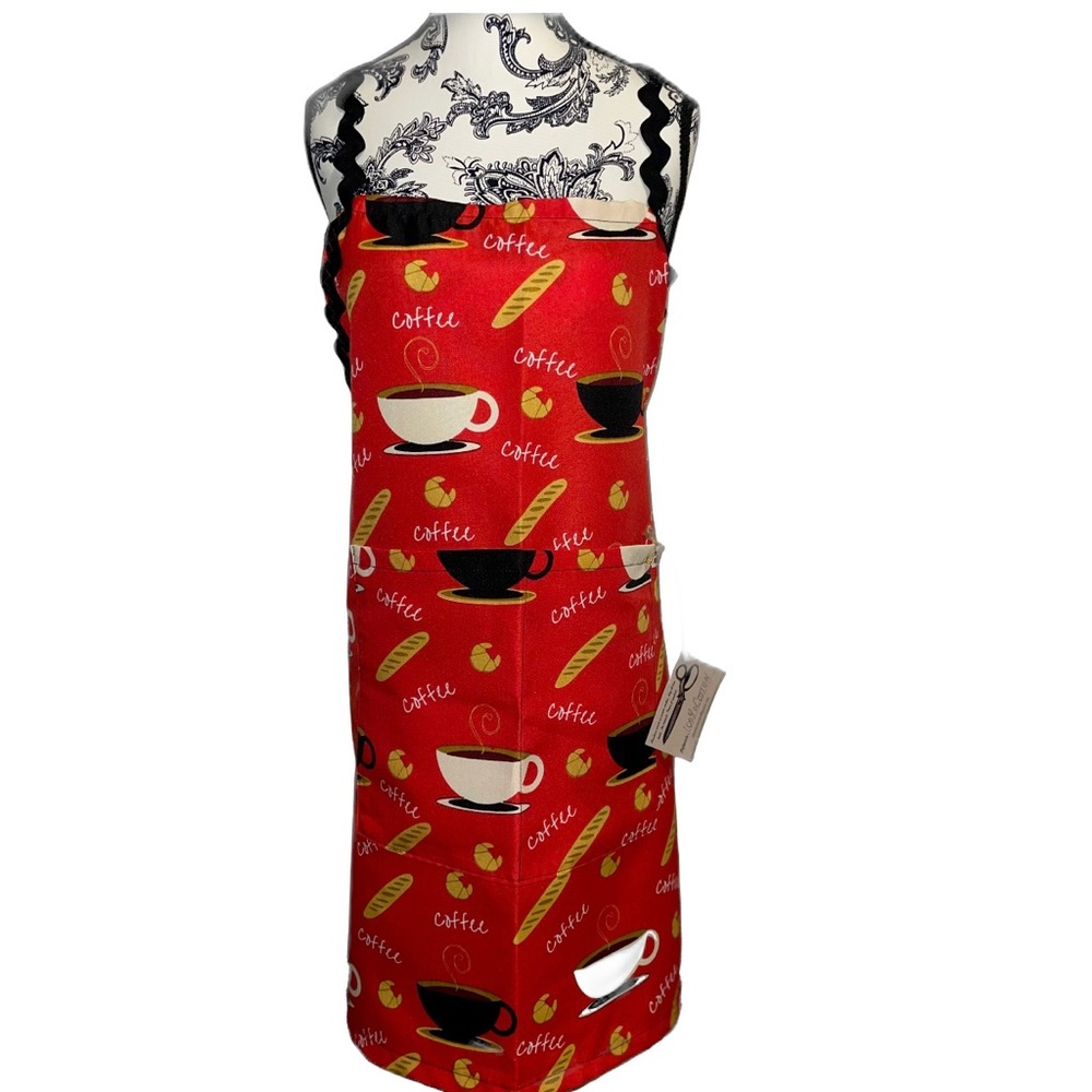 Andys Aprons - not so basic!  “Red Coffee”